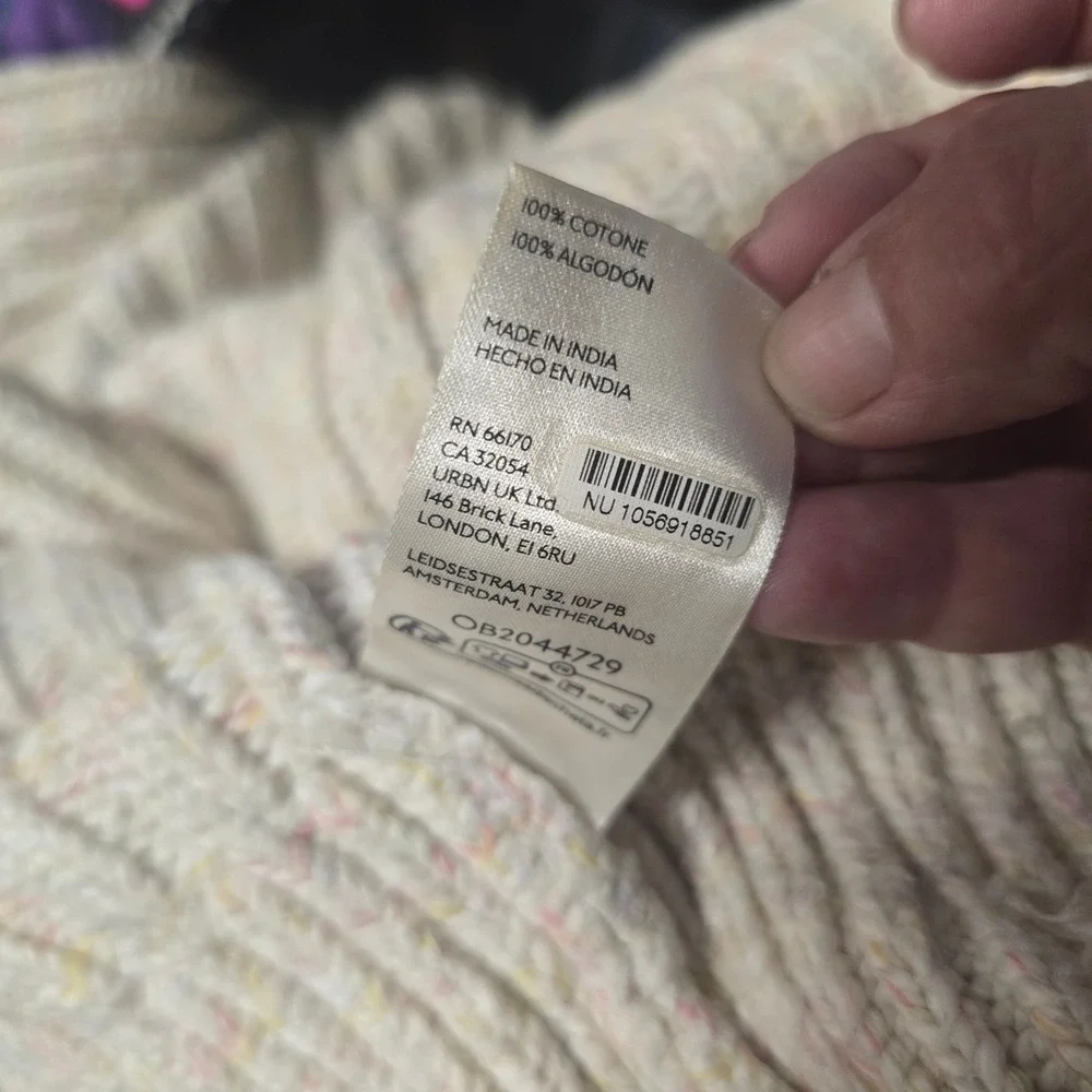 Women Free People Blossom Open Front Cardigan Size Large Chunky